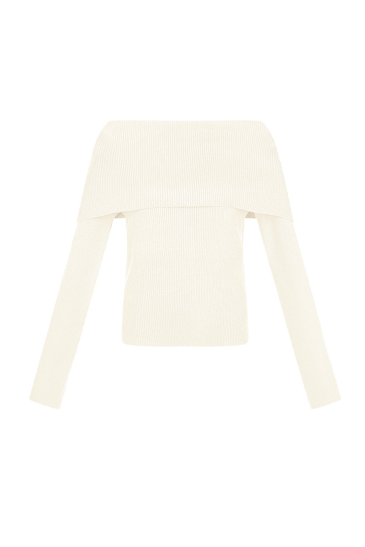 Schulterfreies Basic-Top - Burgunderrot