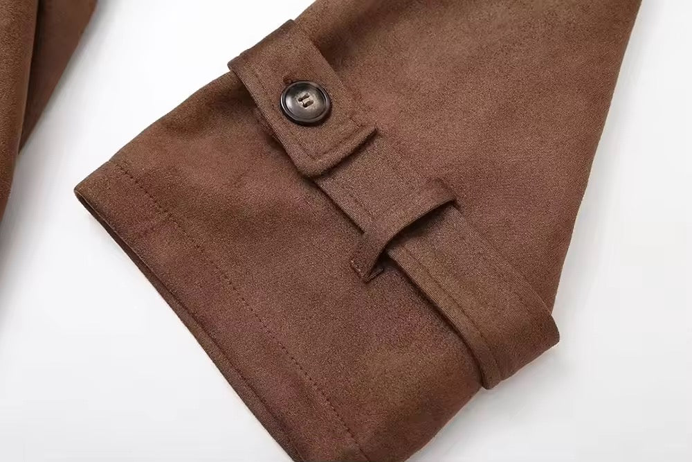 Royaler Trenchcoat