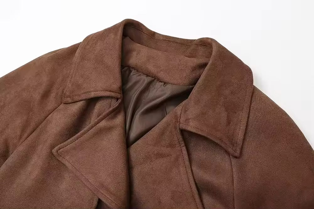 Royaler Trenchcoat