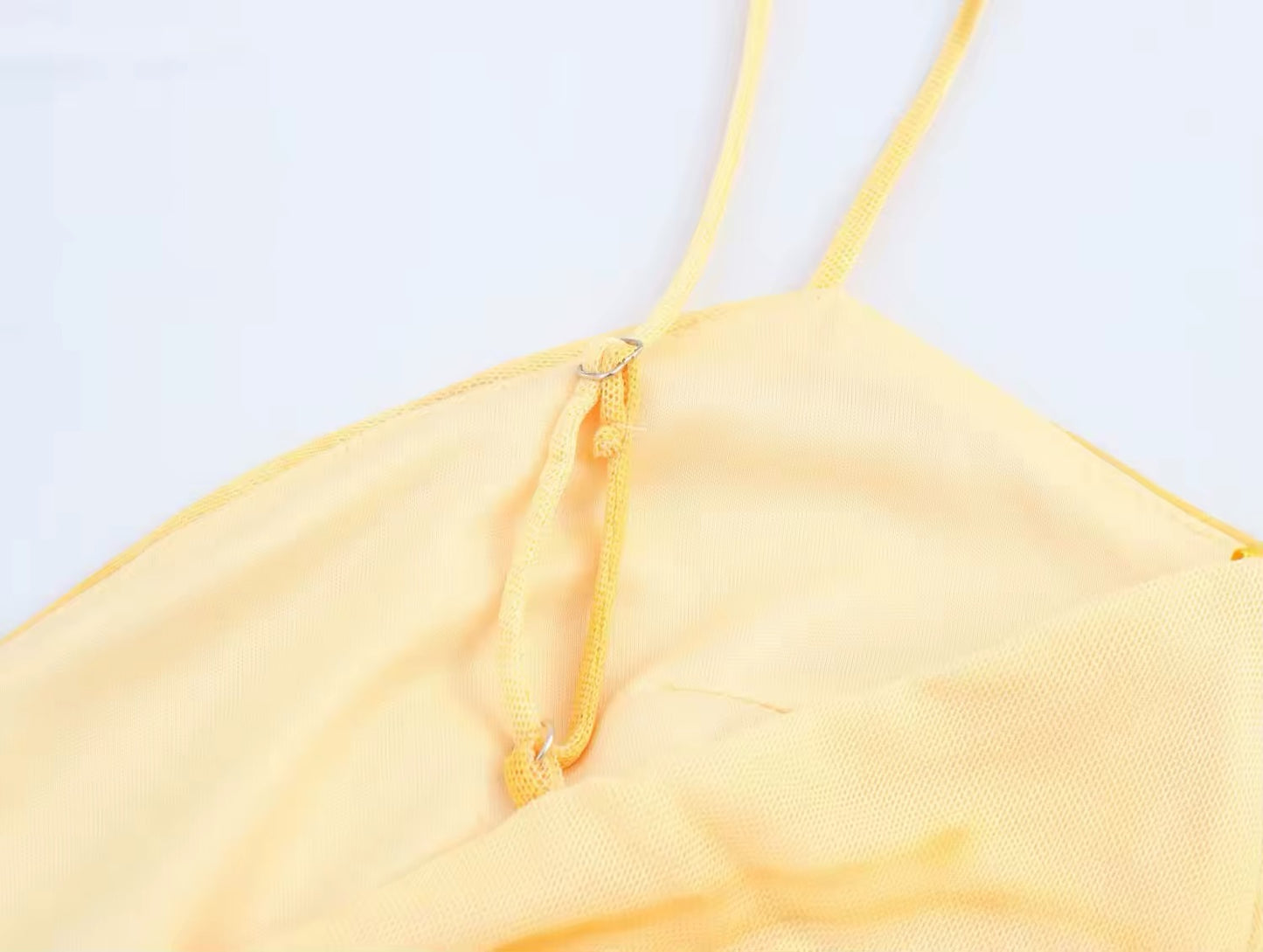 Langes Sommerkleid Gelb