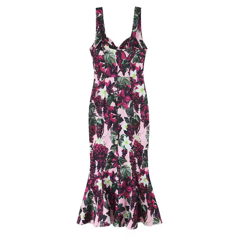Florales Sommerkleid mit Volants