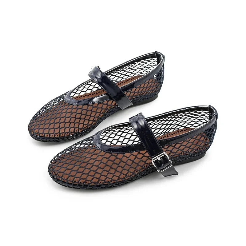 Mary Net Sandals