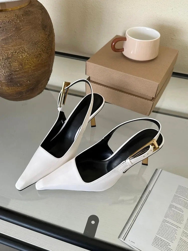 Slingback pumps