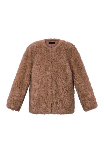 Weicher, flauschiger Mantel