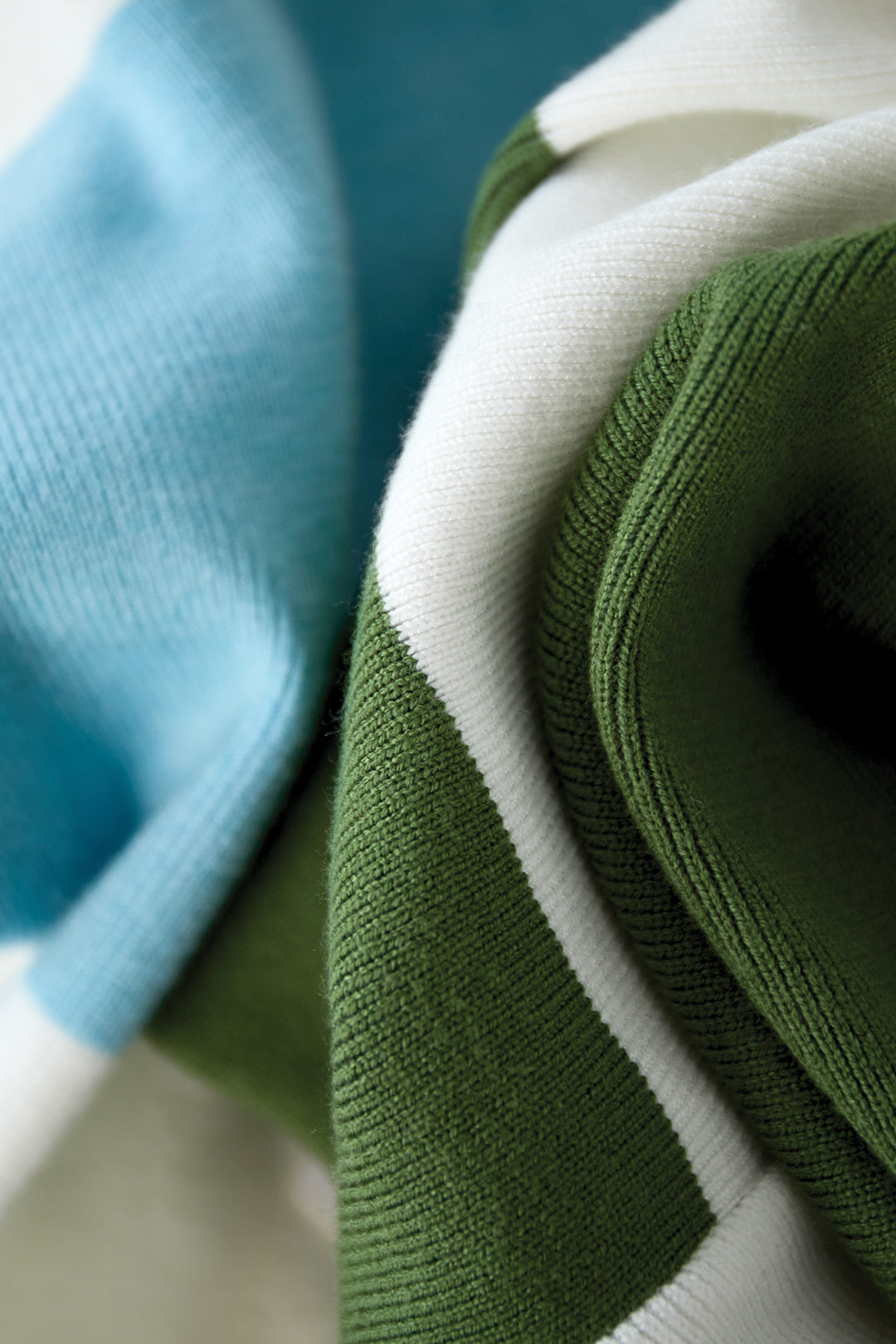 Strick-Viskose Damen-Polo-Pullover Streifen Herbst/Winter