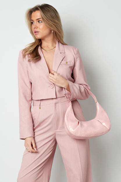 Kurzer Blazer – gebrochenes Weiß