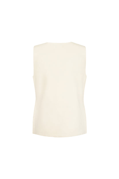 Oberteil „Knots about you“ - Cremeweiß