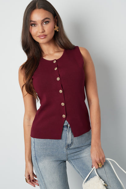 Oberteil „Knots about you“ - Cremeweiß