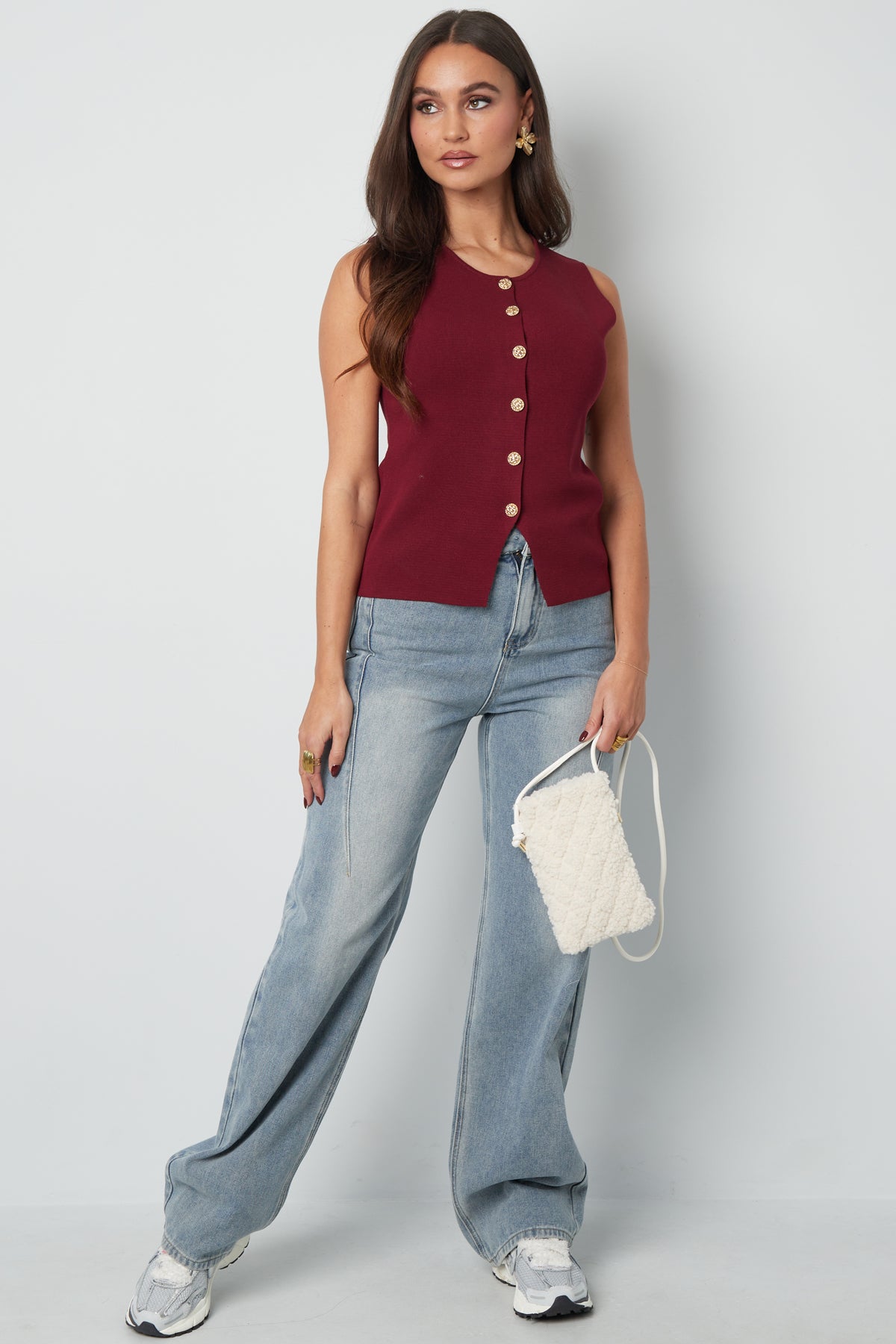 Oberteil „Knots about you“ - Cremeweiß