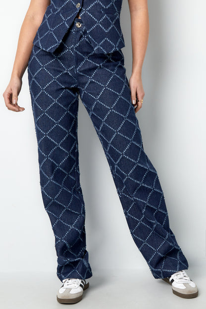 Jeans „Grids of Grace“