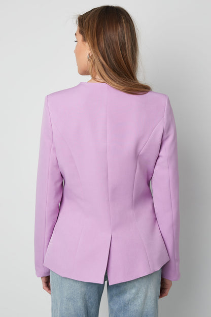 Trendy Blazer Top - limone
