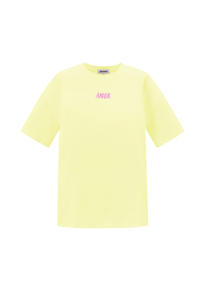 Baumwolle Gestrickte Damen T-Shirt Casual Letters