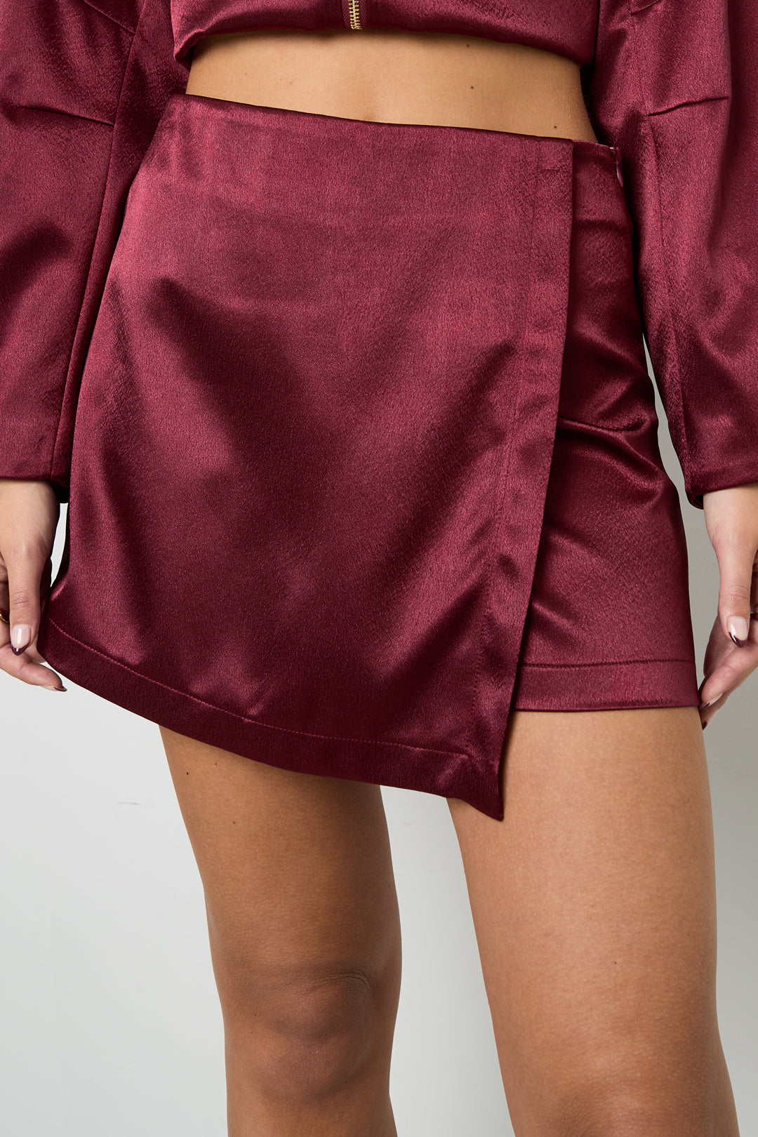 Satin Look Skort