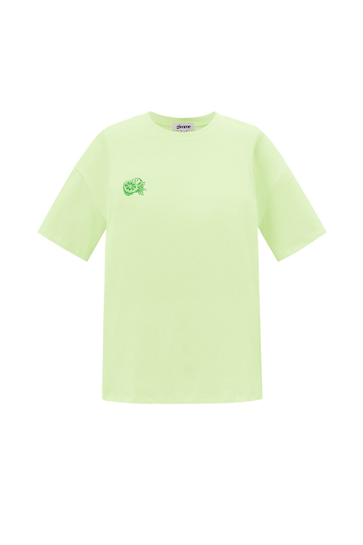 Strick Damen T-Shirt Casual Botanisch