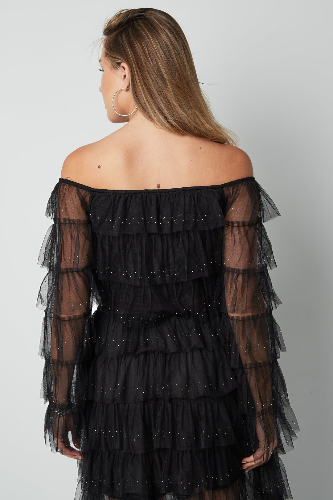 Gewebter Polyester Damen Langarm-Oberteil Frühling/Sommer Einfarbig
