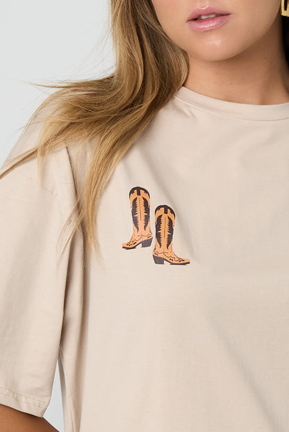 Cotton Knitted Damen T-Shirt Casual Cartoon