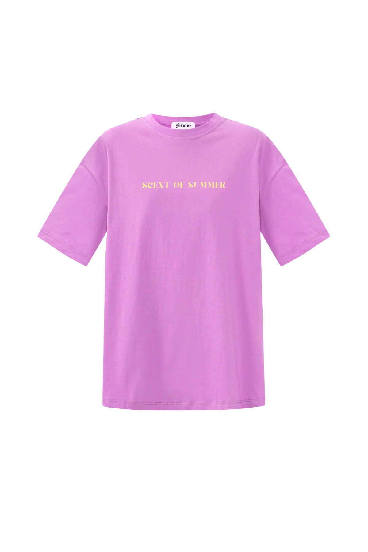 Baumwolle Damen T-Shirt Casual Letters