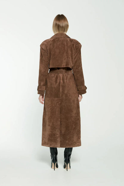 Royaler Trenchcoat