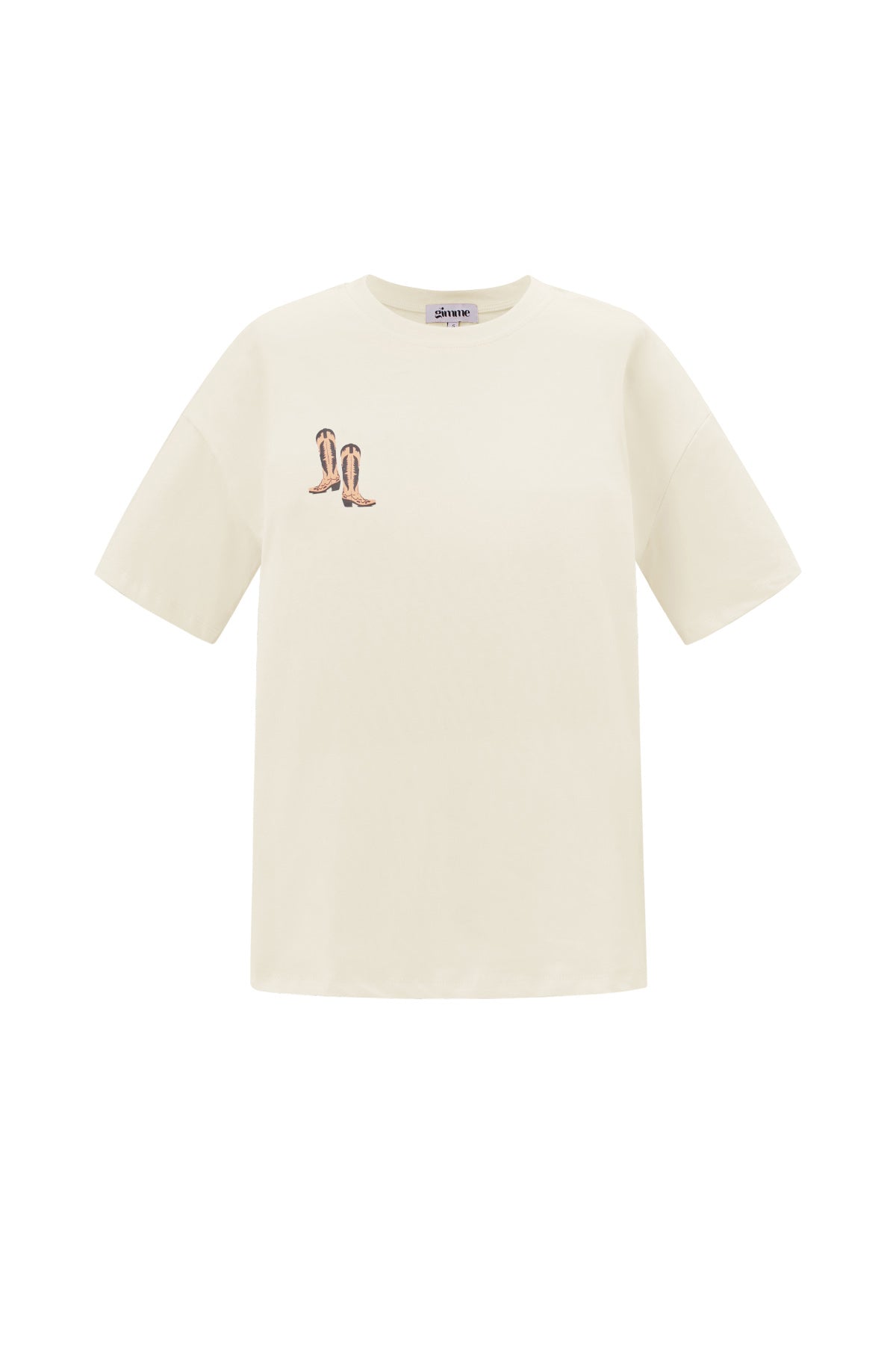 Cotton Knitted Damen T-Shirt Casual Cartoon