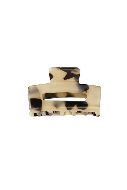 Quadratische Haarspange Beige Sheet Material