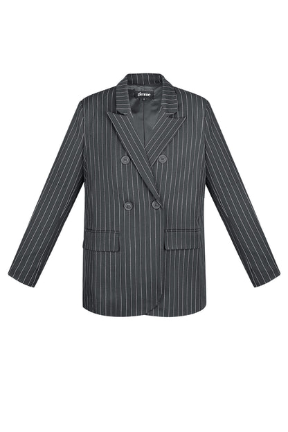 Blazer mit Kreidestreifen