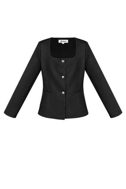 Trendy Blazer Top - limone