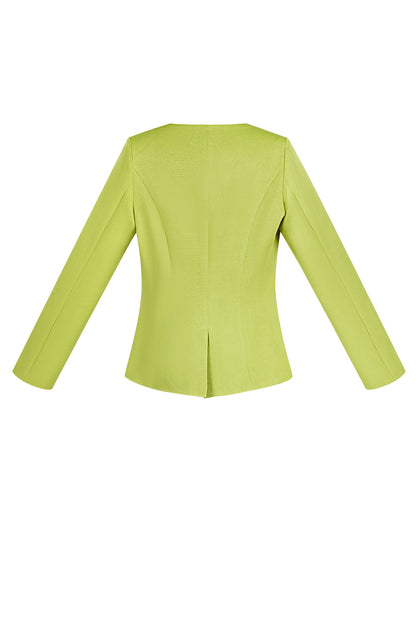 Trendy Blazer Top - limone