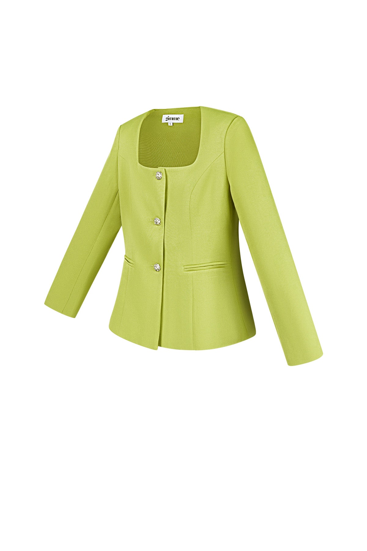 Trendy Blazer Top - limone
