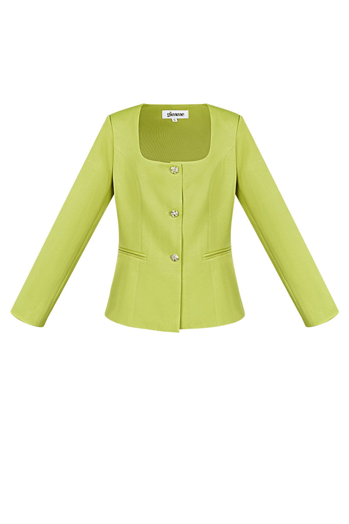 Trendy Blazer Top - limone