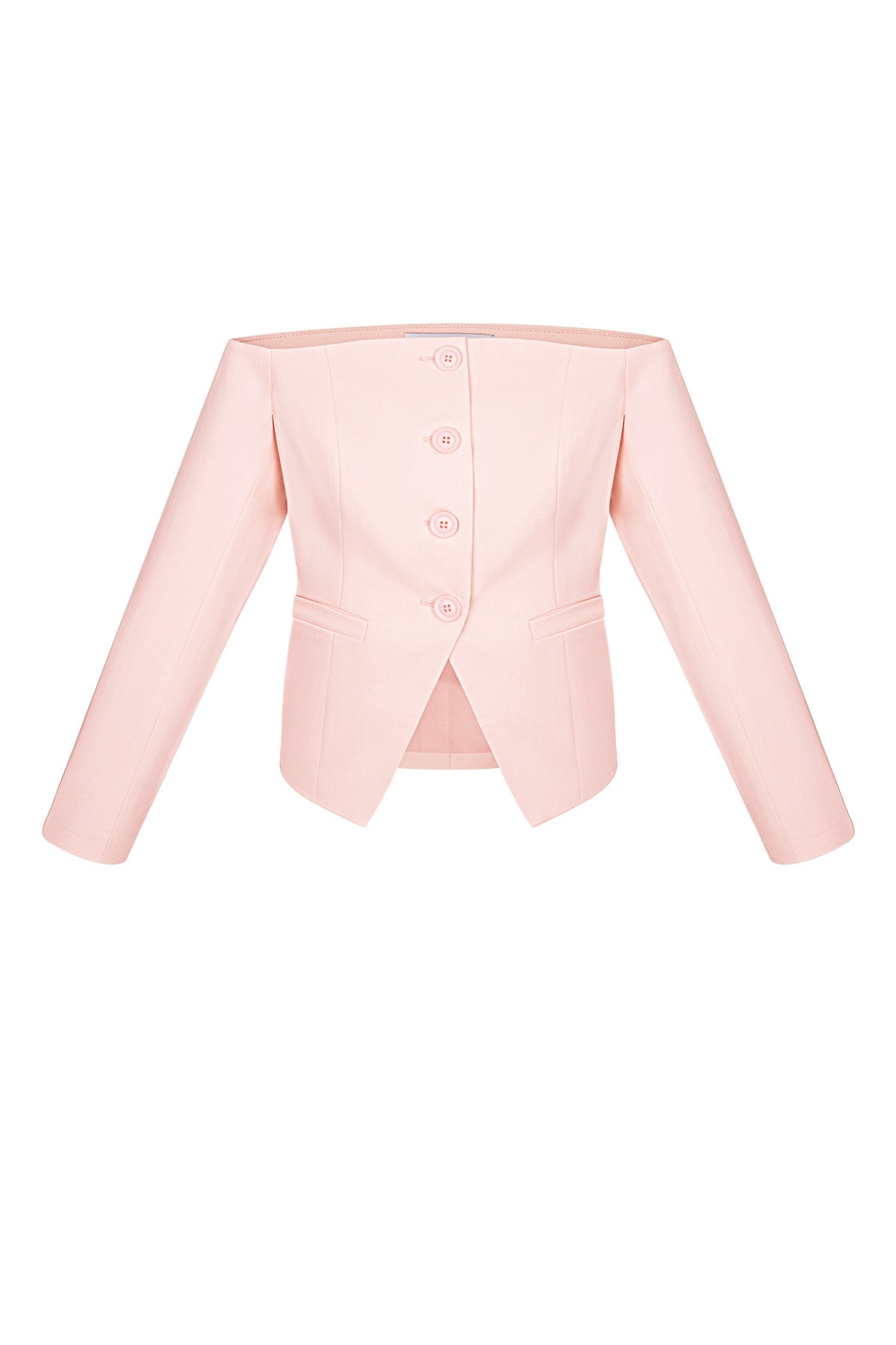 Off-Shoulder-Blazer-Oberteil