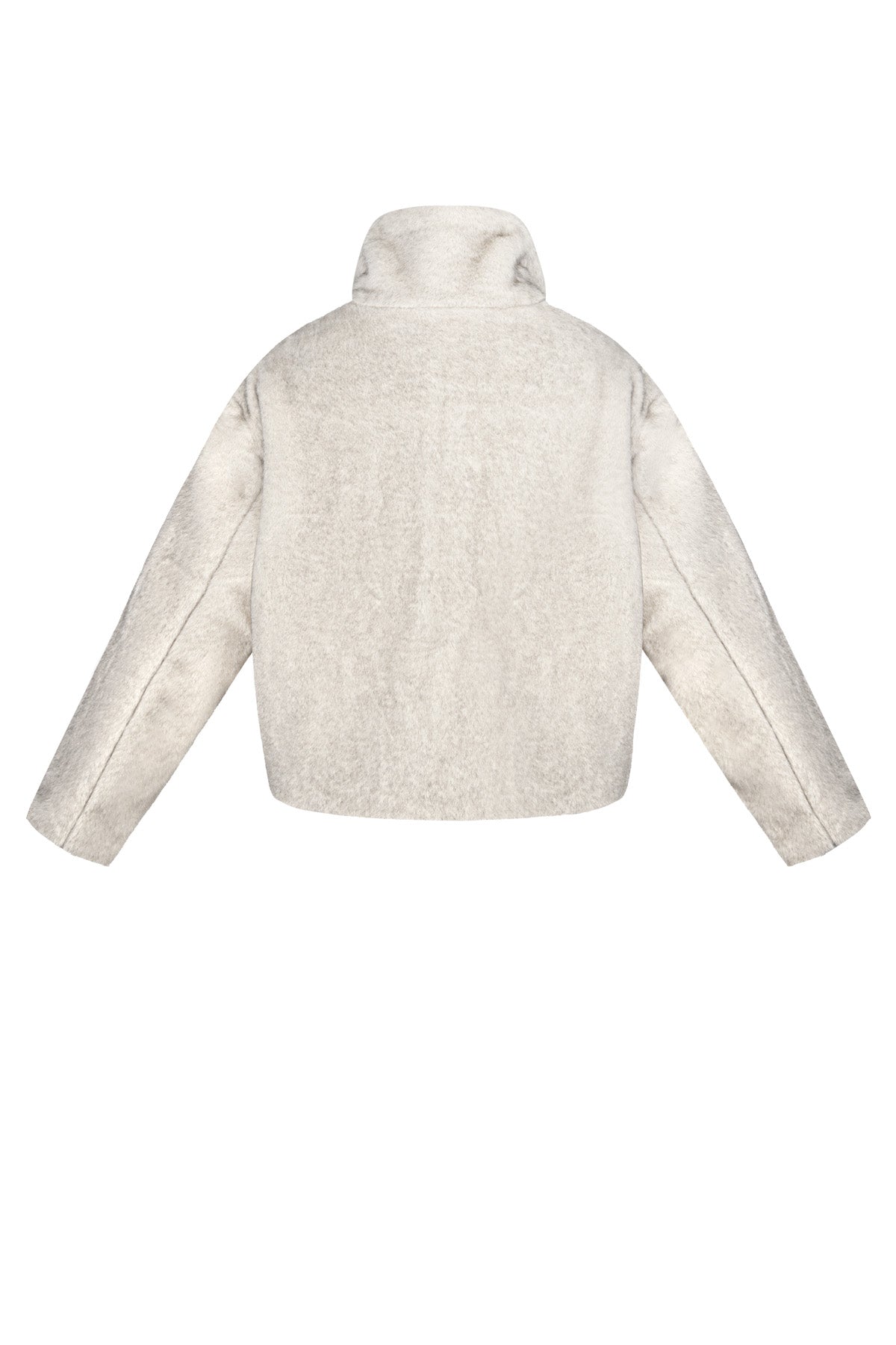 Flauschiger Basic-Mantel