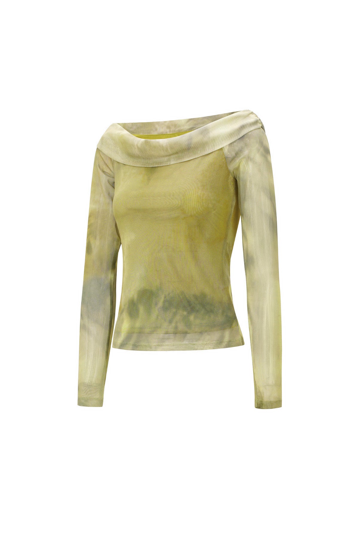 Gewebter Polyester Damen Langarm Oberteil Elegantes Einfarbig Frühling/Sommer