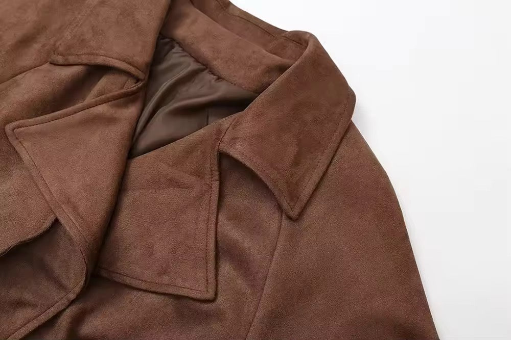 Royaler Trenchcoat
