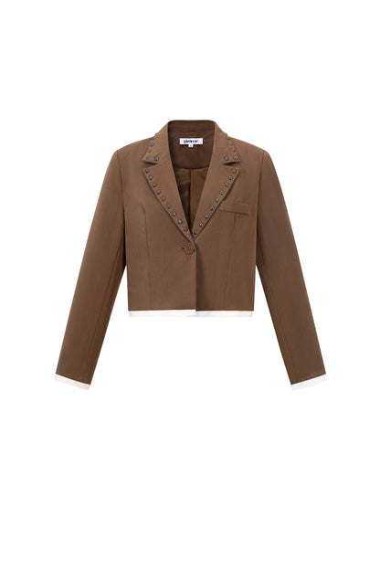 Blazer mit Nieten
