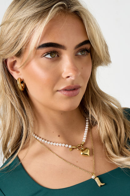 Perlenketten Herzperlen Lässig Täglich Einfache Serie Damenschmuck