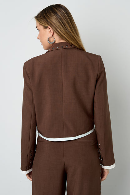 Blazer mit Nieten