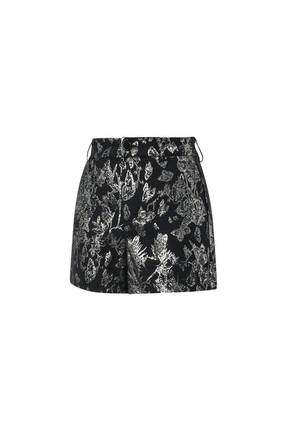 Festliche Jacquard-Shorts