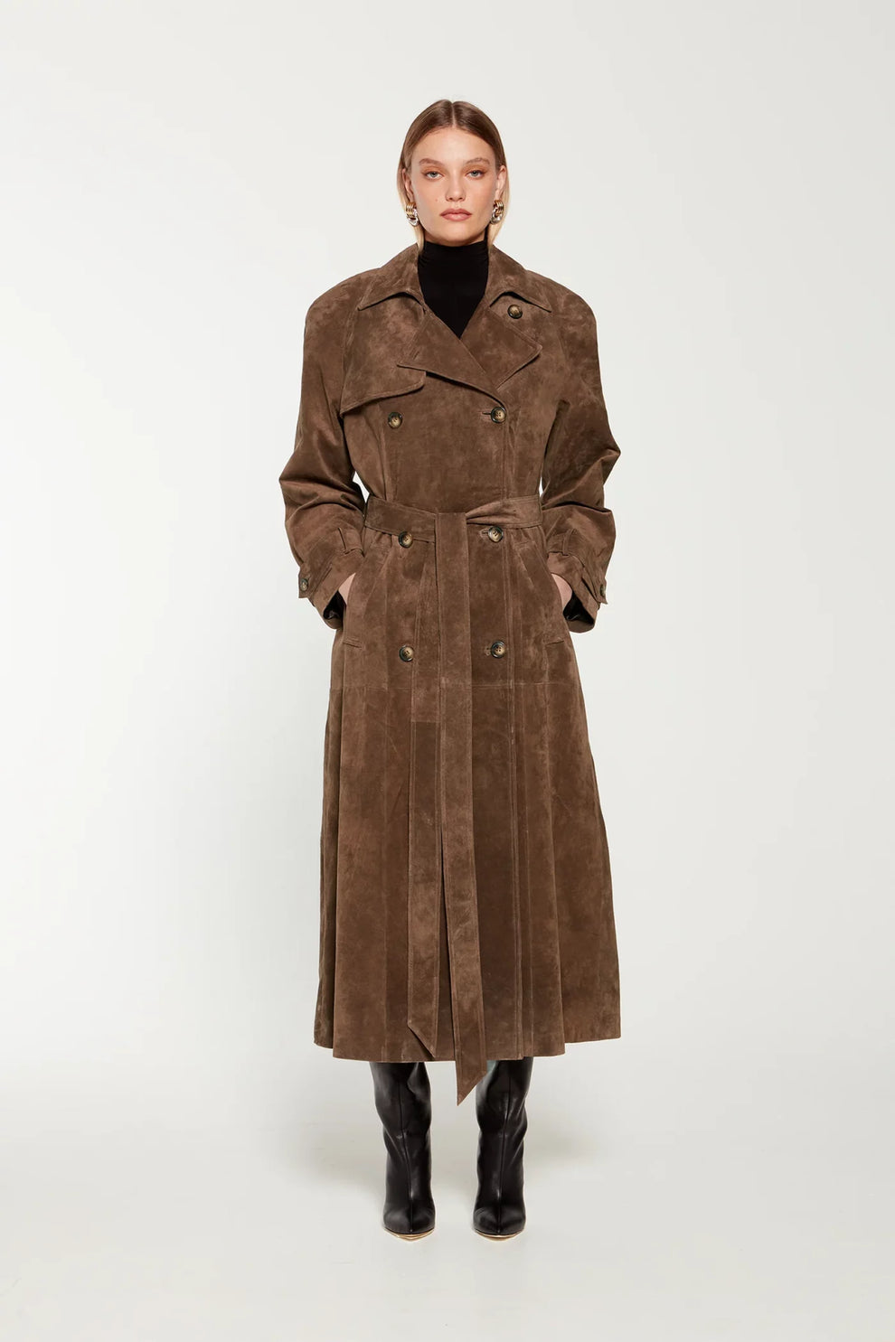 Royaler Trenchcoat