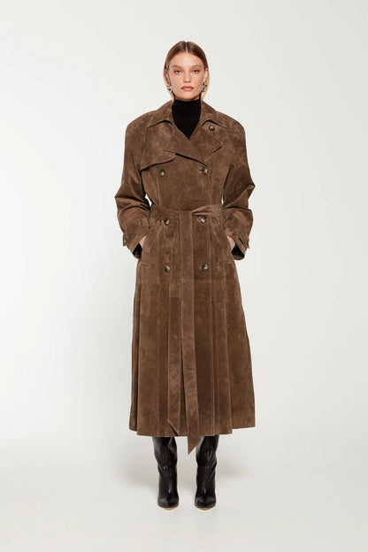 Royaler Trenchcoat