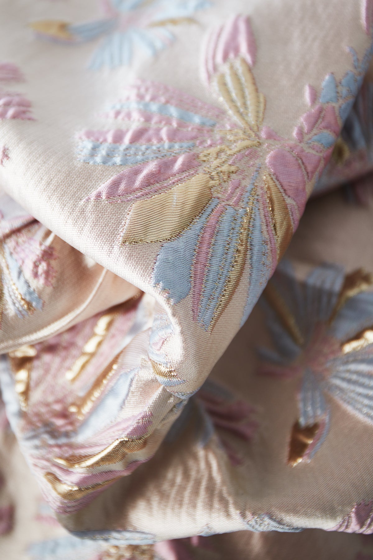 Gewebte Polyesterfasern Damen Kurzarm Oberteil Elegantes Blumenmuster