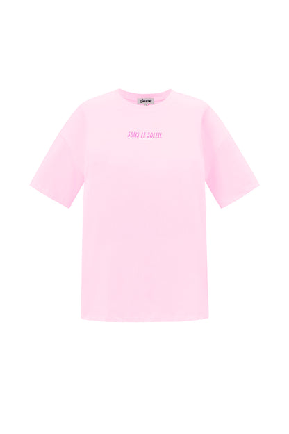 Baumwolle Gestrickte Damen T-Shirt Casual Letters