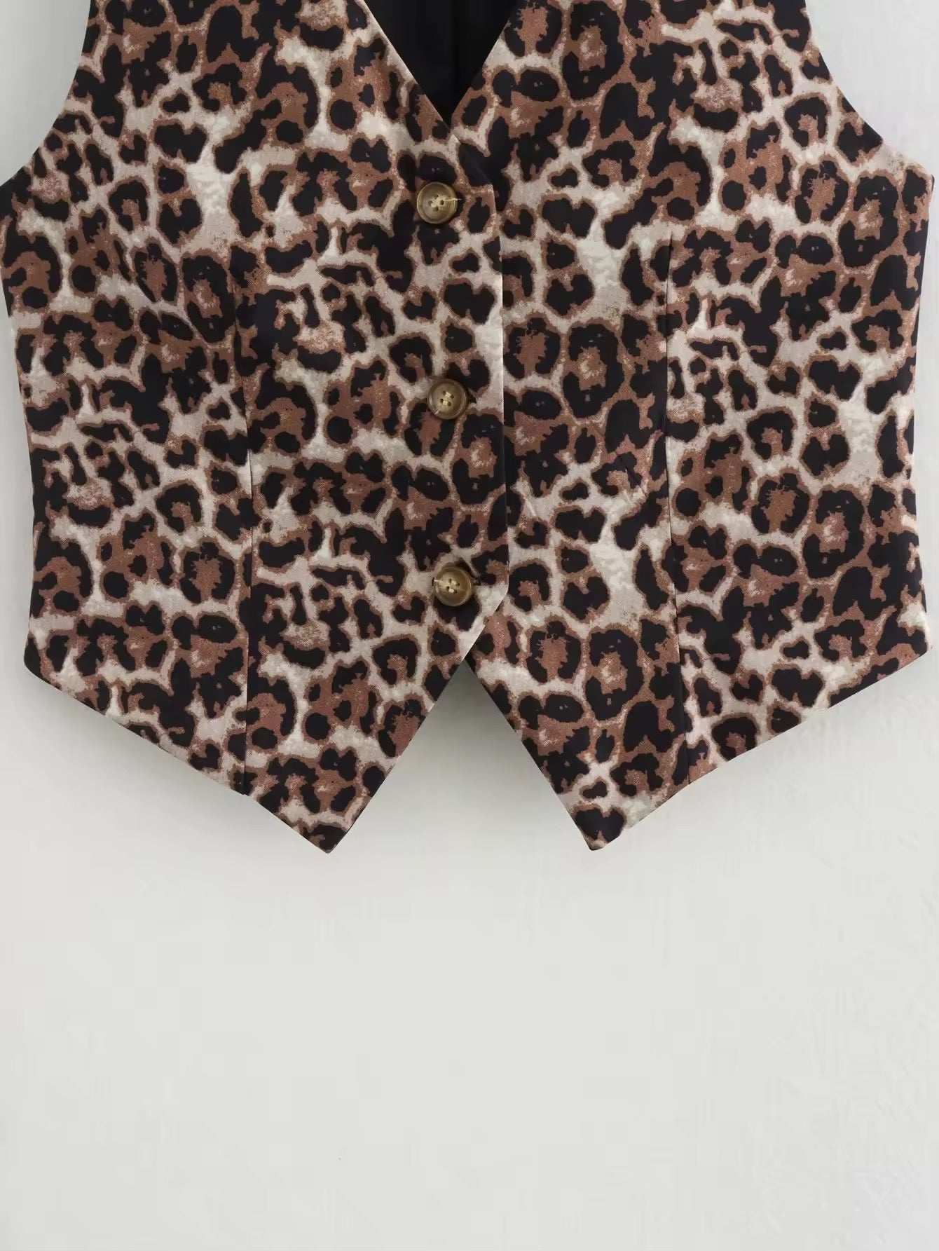 Leopardenmuster Weste