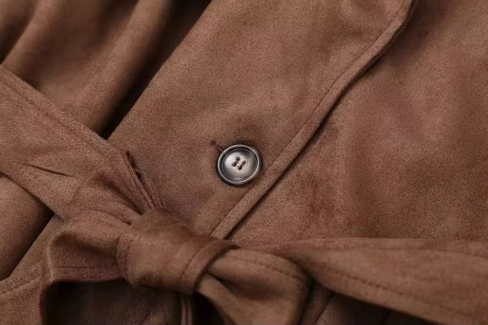 Royaler Trenchcoat