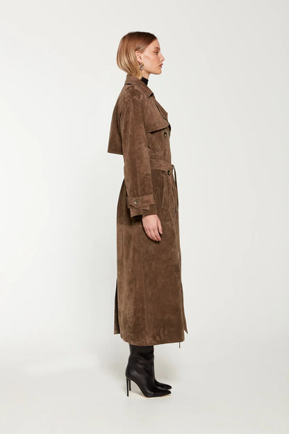 Royaler Trenchcoat