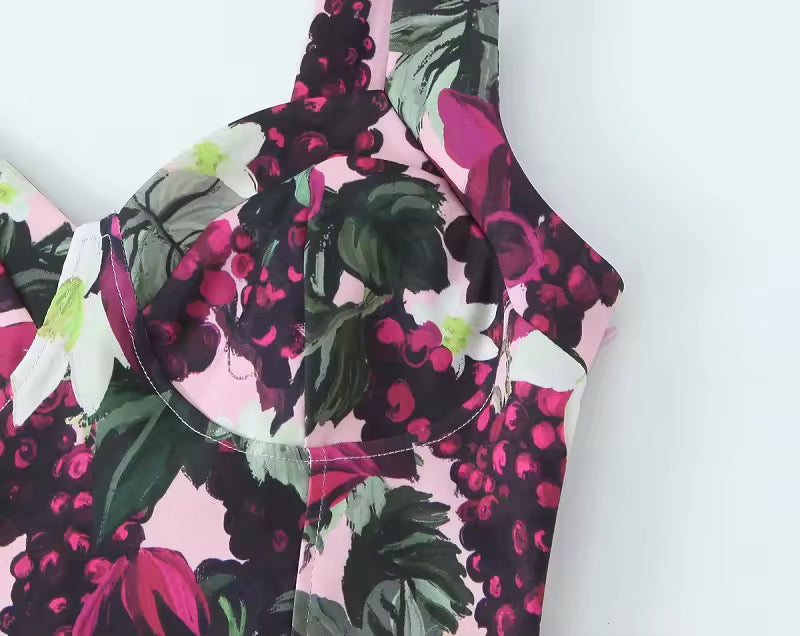 Florales Sommerkleid mit Volants