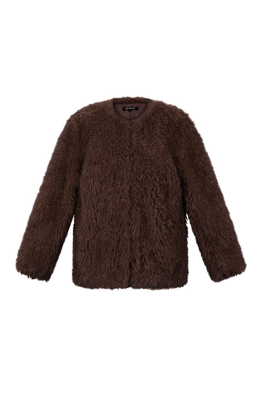 Weicher, flauschiger Mantel