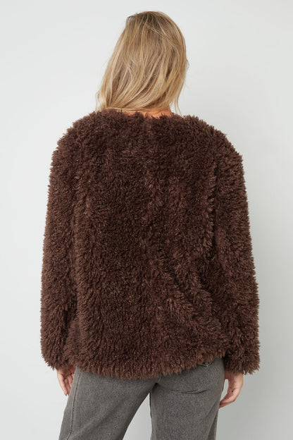 Weicher, flauschiger Mantel