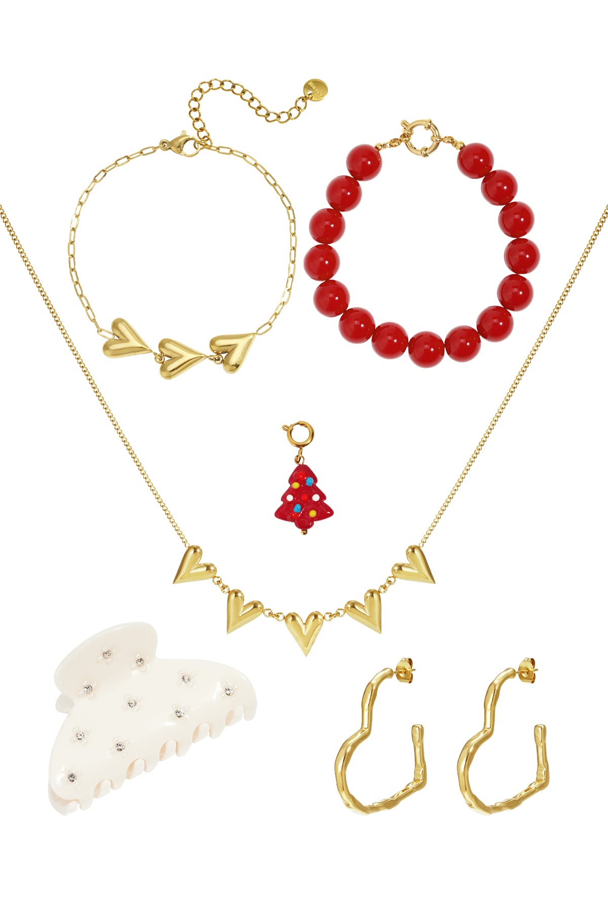 Weihnachts-Adventskalender Rechteck Casual Edelstahl Weihnachten