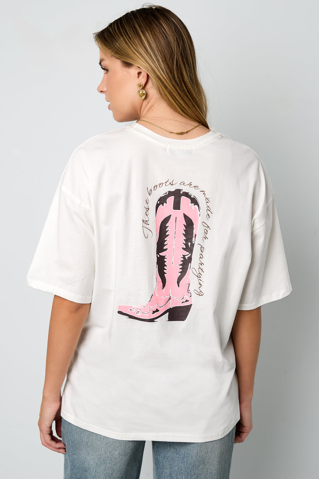 Cotton Knitted Damen T-Shirt Casual Cartoon
