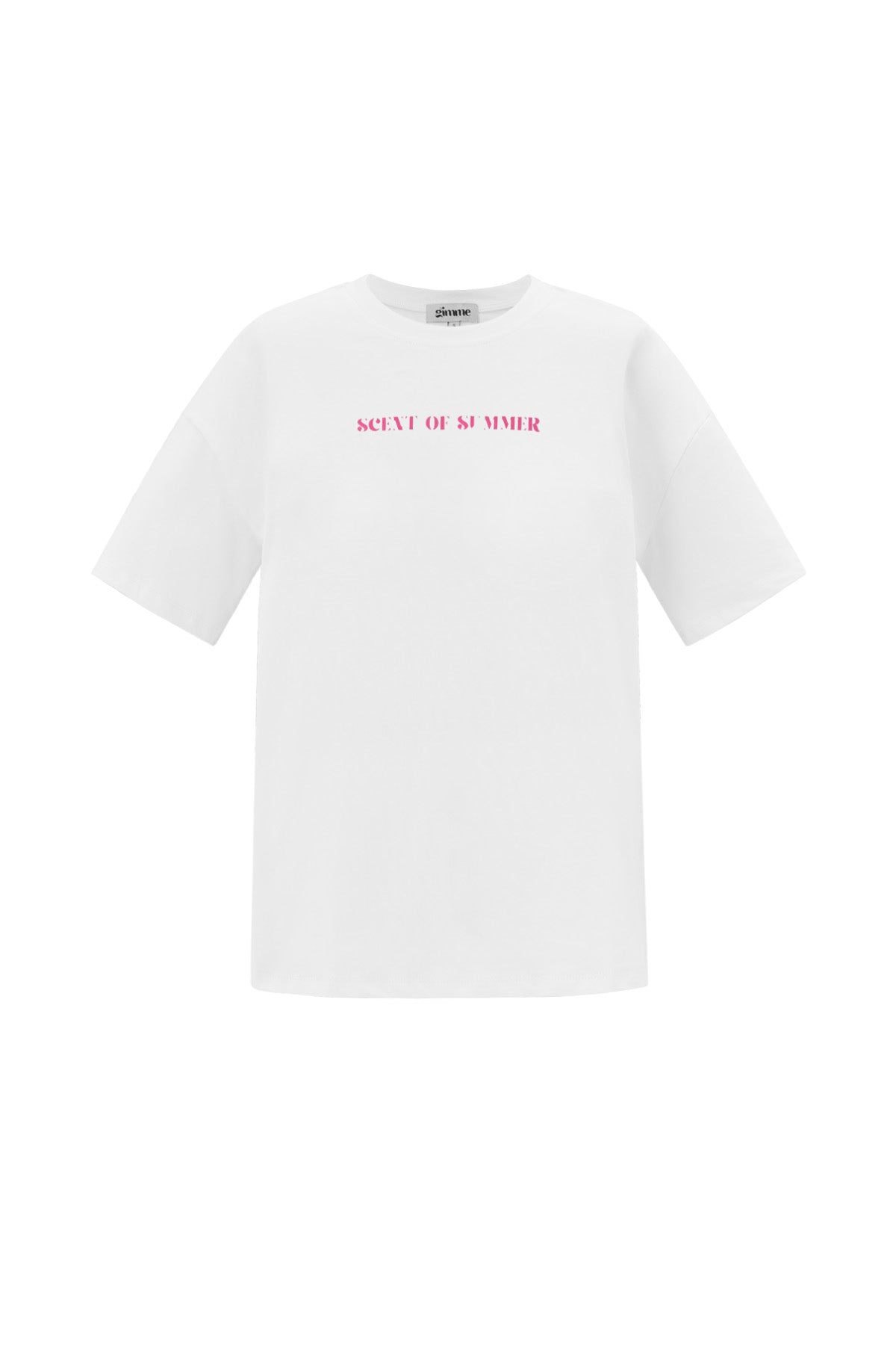Baumwolle Damen T-Shirt Casual Letters